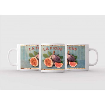 Mug blanc céramique Ø 8,2...