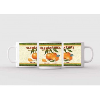 Mug blanc céramique Ø 8,2...
