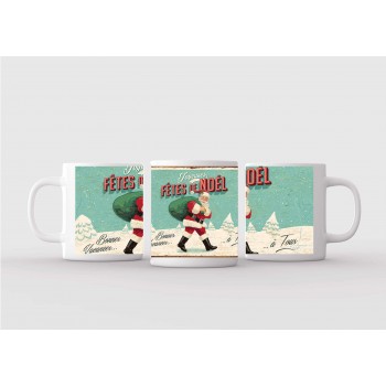 Mug blanc céramique Ø 8,2...
