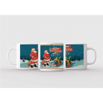 Mug blanc céramique Ø 8,2...