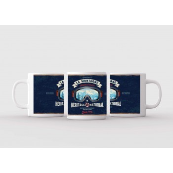 Mug blanc céramique Ø 8,2...