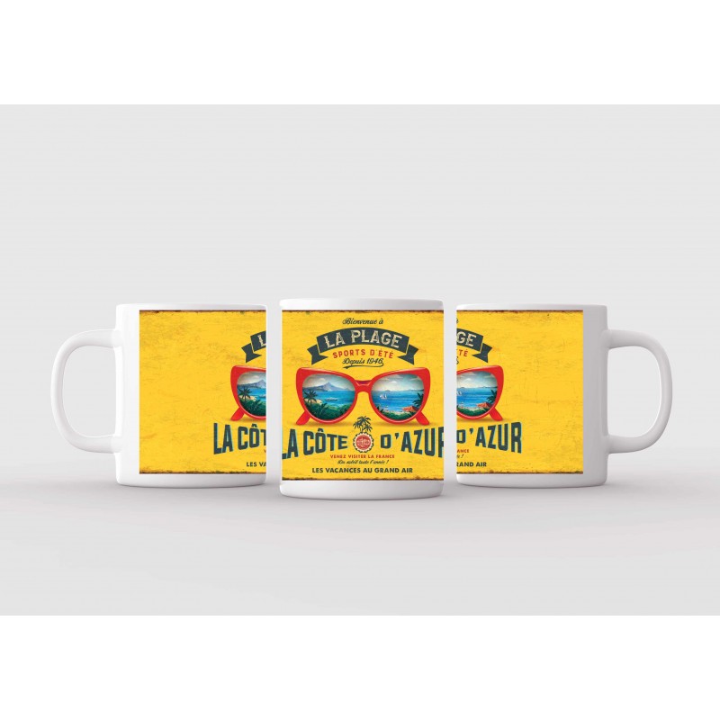 Lunettes de soleil paysage plage