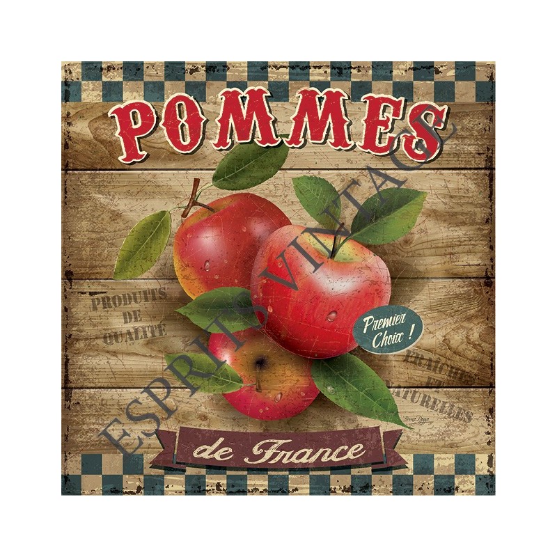 Décapsuleur 12 x 30 cm pommes rouges naturelles francaise
